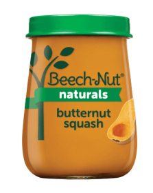 Beech-Nut Naturals Stage 1 Baby Food, Butternut Squash, 4 oz Jar