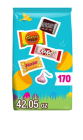 Hershey Assorted Chocolate Easter Candy, Bulk Bag 42.05 oz, 170 Pieces