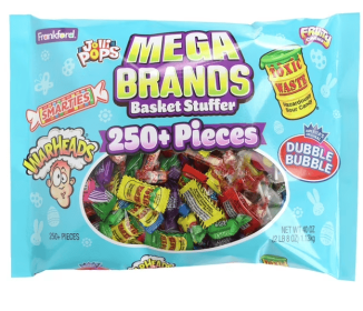 Frankford Mega Brands Easter Basket Stuffer Candy Mix 250+ Pieces, 40oz