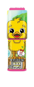 My Favorite Co Easter Block Pops Candy Lollipop, 1 Count Assorted, 0.35 oz, Allergens Not Contained