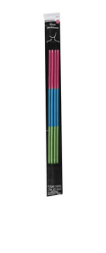 Way to Celebrate! 4ct Tri-Color Glow Party Favor 22" Necklaces, 2.3in. x 24.5in. x 0.2in., 67gram