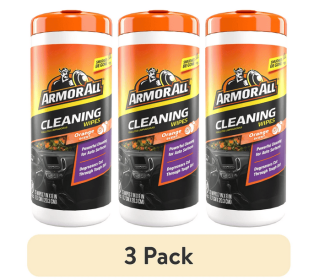 (3 pack) Armor All Interior Car Cleaning Wipes in Orange Scent, 25 Count (15298722895df: (3 pack) Armor All Interior Car)